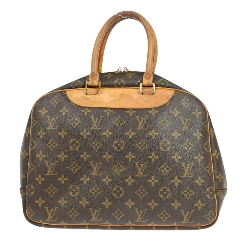 Louis Vuitton Deauville Handbag Brown Canvas Fair condition - Back View