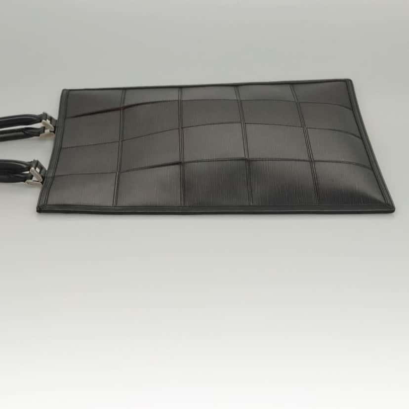 Louis Vuitton Epi Stretch Silver Fizz handbag Black Leather Good condition - Model View