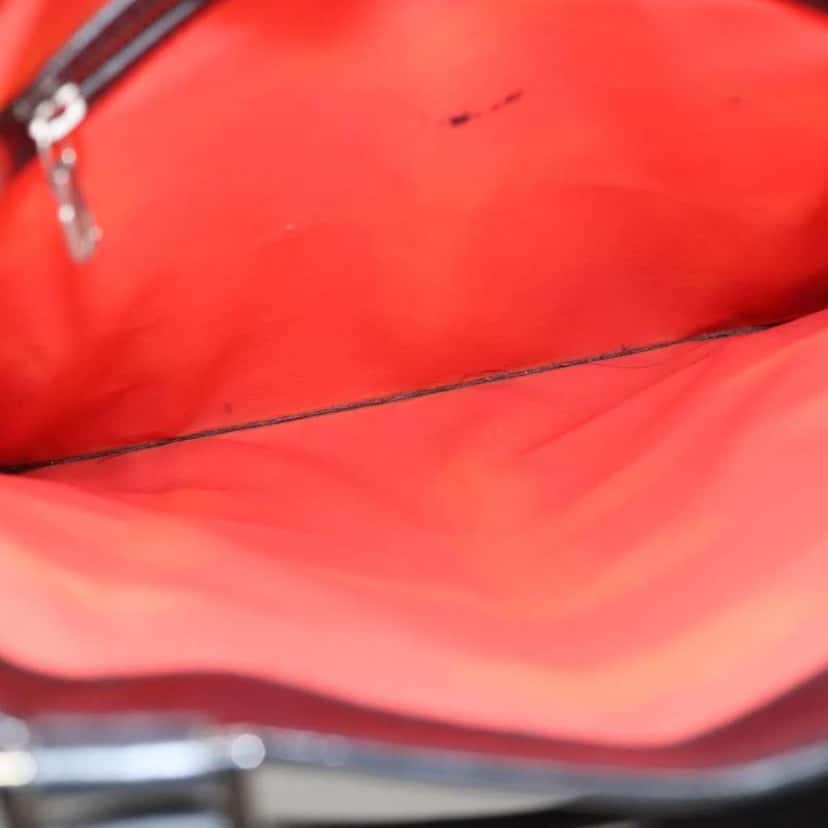 Louis Vuitton Epi Stretch Silver Fizz handbag Black Leather Good condition - Box View