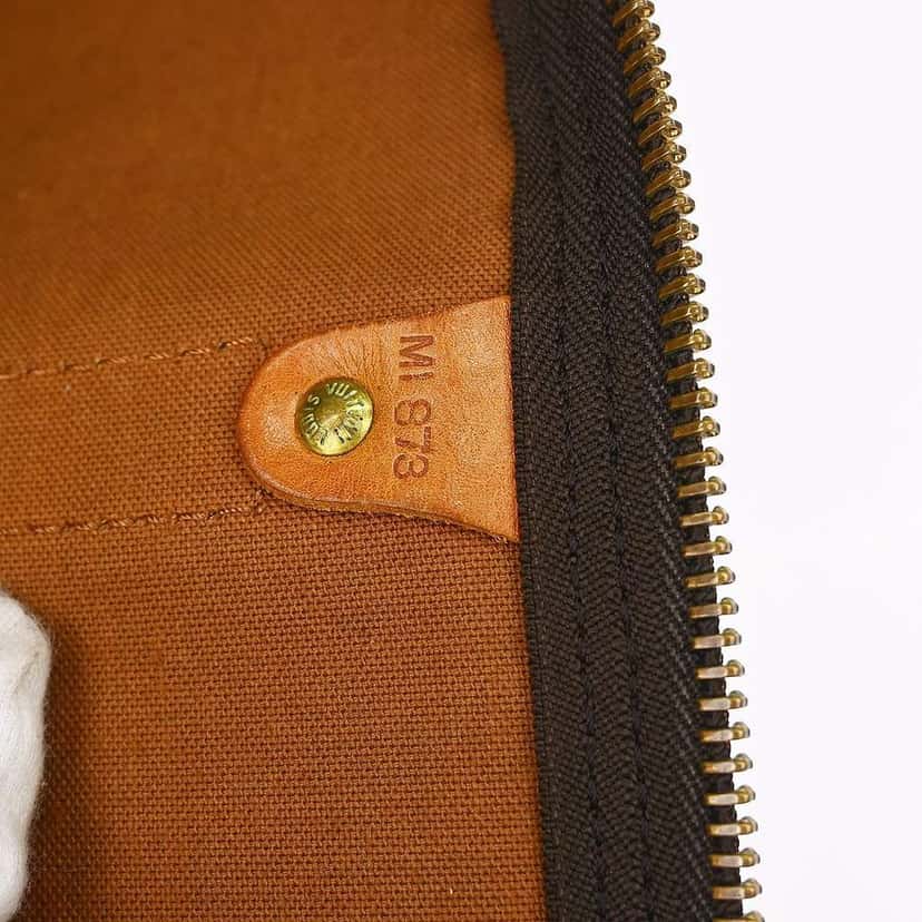 Louis Vuitton Keepall Bag Brown Canvas Fair condition - Box View