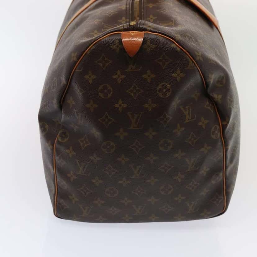 Louis Vuitton Keepall Bag Brown Canvas Good condition - Model View