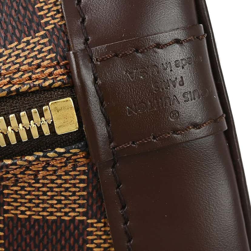 Louis Vuitton Alma Handbag Brown Canvas Good condition - Model View