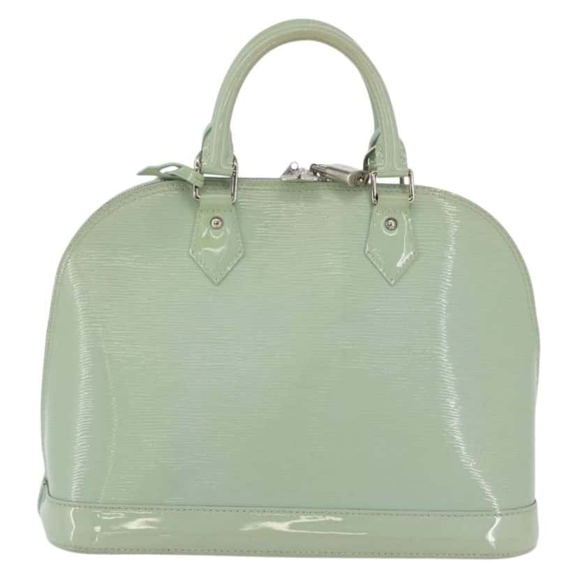 Louis Vuitton Alma Handbag Green Good condition - Front View