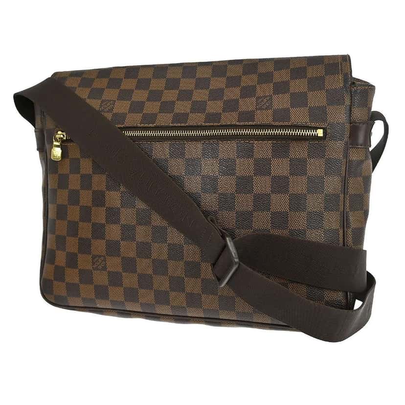 Louis Vuitton Melville Messenger Bag Brown Canvas Good condition - Back View