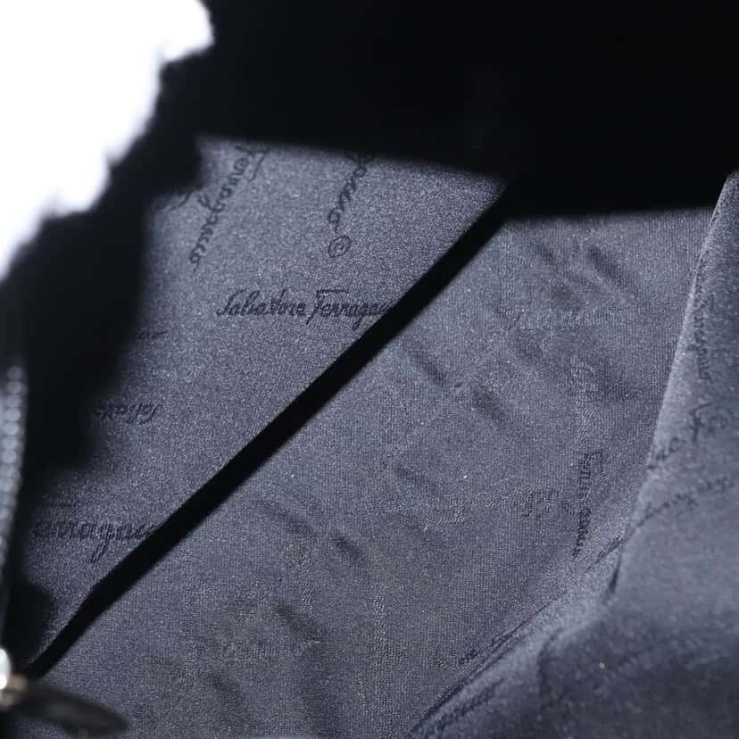 Salvatore Ferragamo Vala Shoulder Bag Black Good condition - Box View