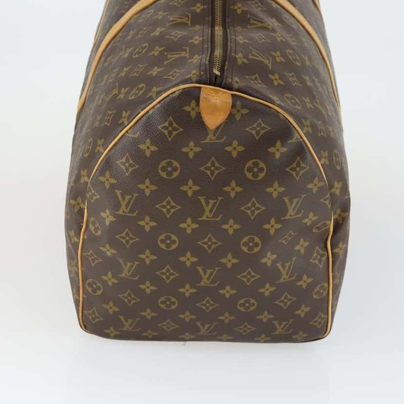 Louis Vuitton Keepall Bag Brown Canvas Good condition - Model View
