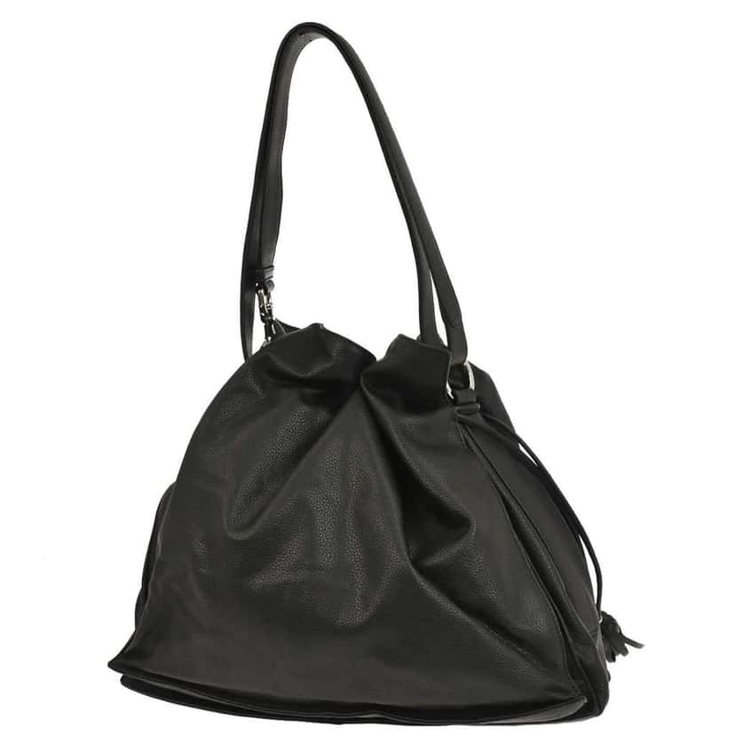 Loewe Flamenco Bag Black Leather Good condition - Back View
