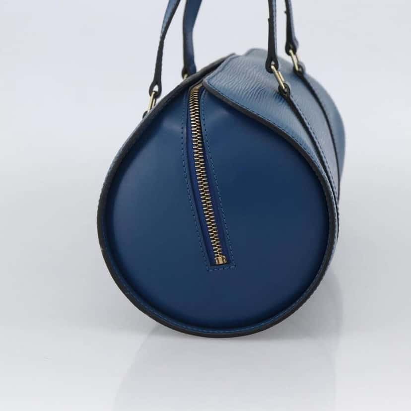 Louis Vuitton Soufflot Handbag Blue Leather Good condition - Model View