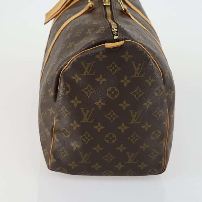 Louis Vuitton Keepall Bag Brown Canvas Fair condition - Inside View