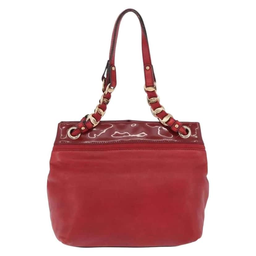 Salvatore Ferragamo Vala tote Red Leather Good condition - Back View