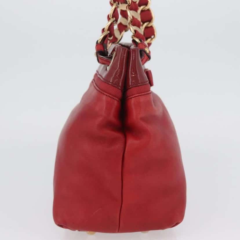 Salvatore Ferragamo Vala tote Red Leather Good condition - Model View