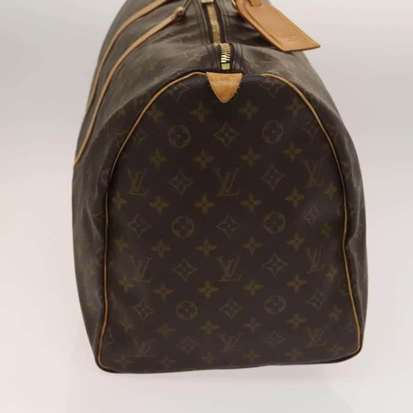 Louis Vuitton Keepall Bag Brown Canvas Good condition - Model View