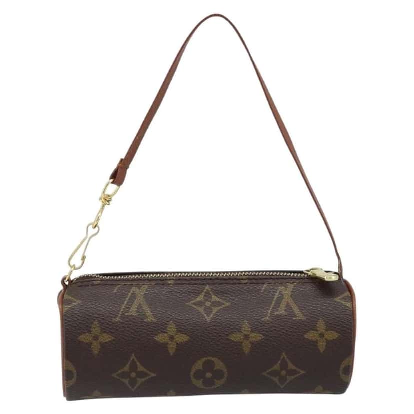 Louis Vuitton Papillon Pochette Brown Canvas Good condition - Back View