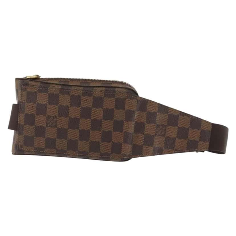 Louis Vuitton Geronimos Waist Bag Brown Canvas Good condition - Back View