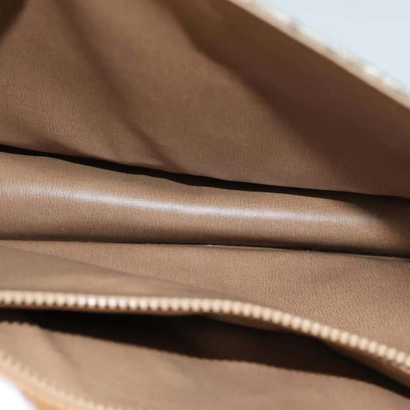 Celine C Macadam Shoulder bag Beige Canvas Good condition - Box View