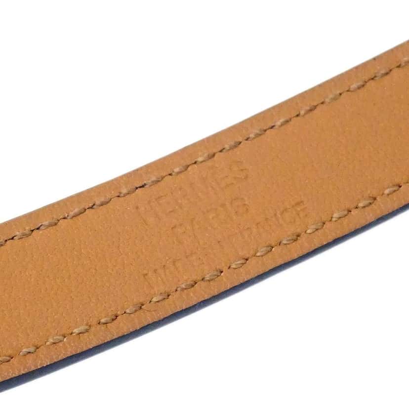 Hermès Kelly Double Tour Bracelet Black Leather Good condition - Model View