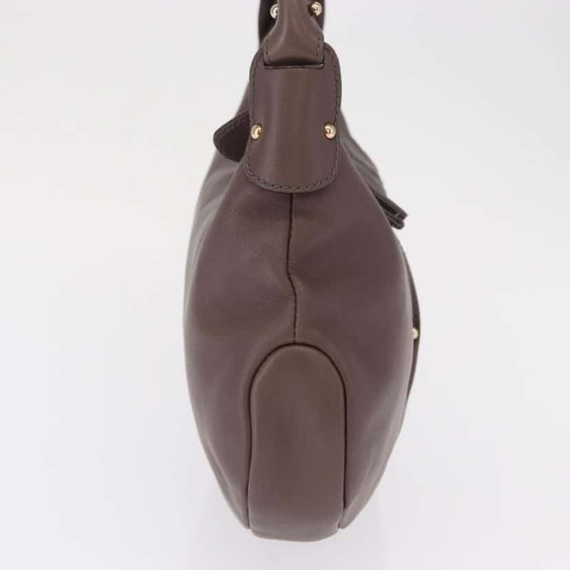 Salvatore Ferragamo Vala Handbag Brown Leather Good condition - Model View