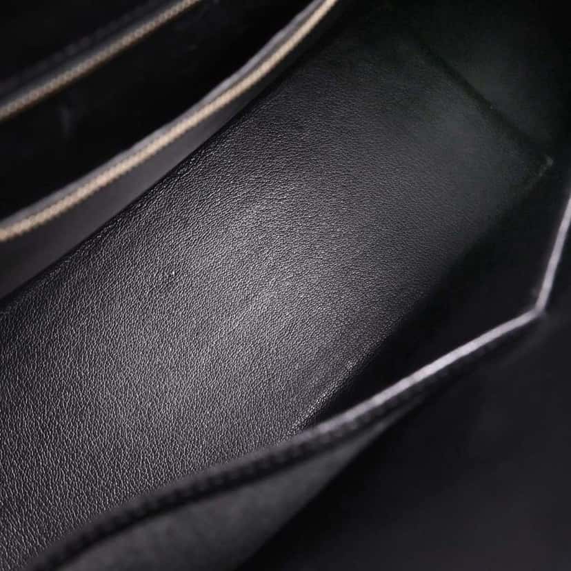 Hermès Kelly Handbag Black Lace Fair condition - Inside View