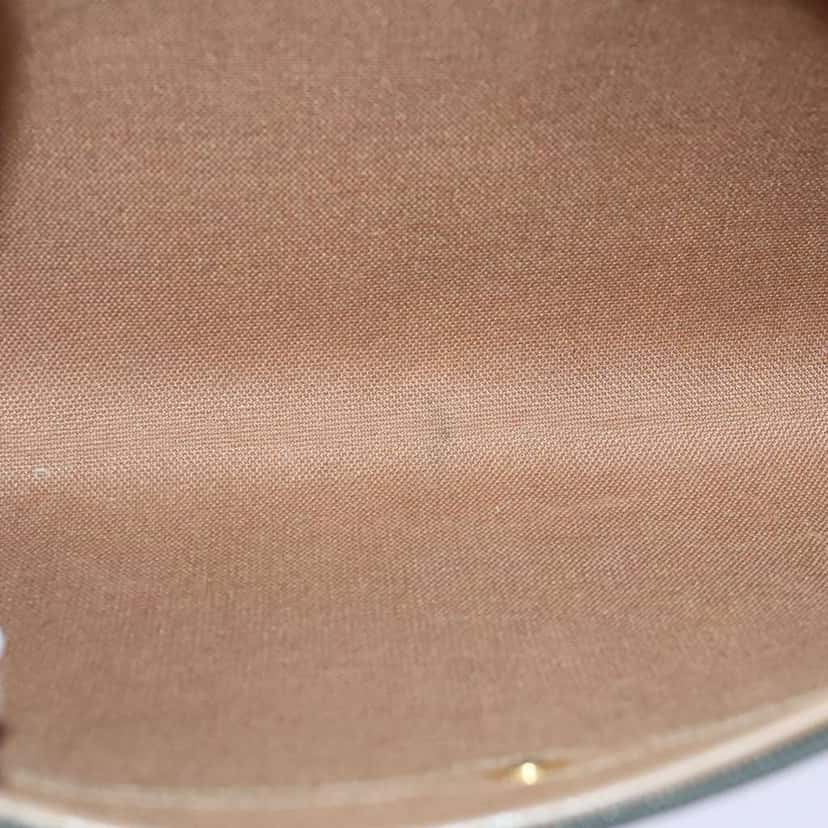 Christian Dior Vintage Honeycomb Zip Pouch Black Canvas Good condition - Box View