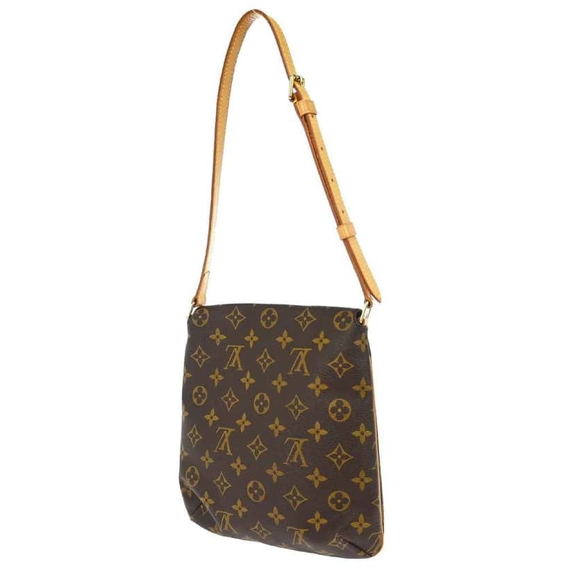 Louis Vuitton Musette Salsa Handbag Brown Canvas Good condition - Back View