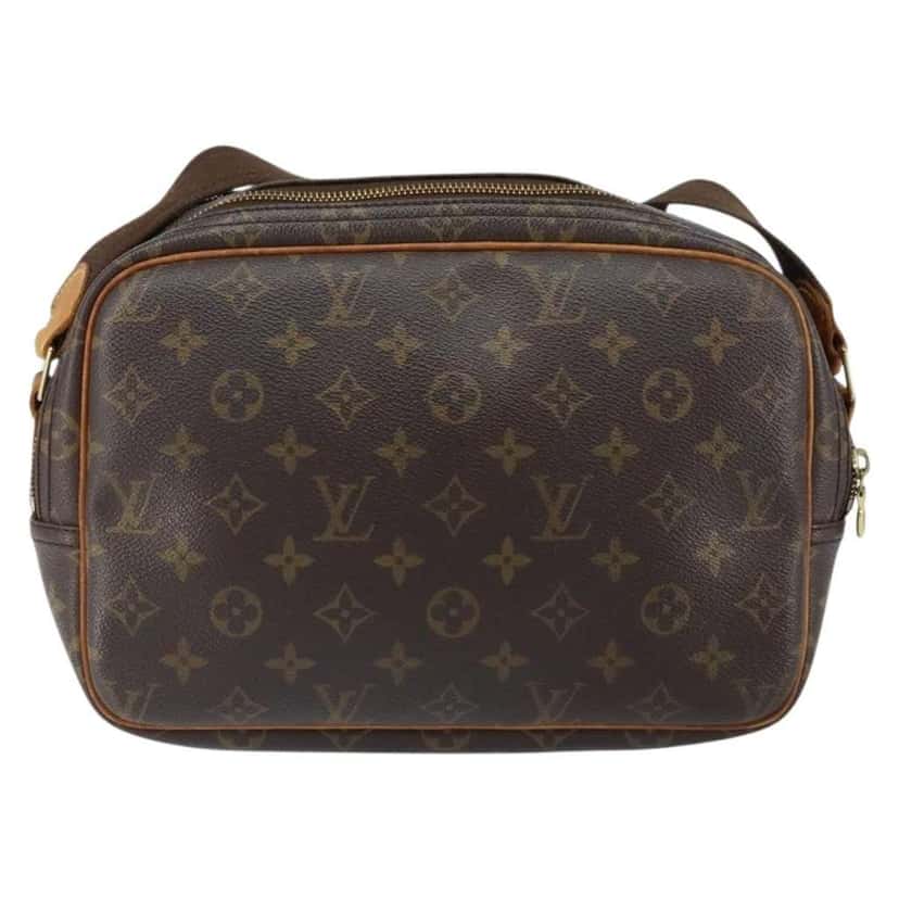 Louis Vuitton Reporter Bag Brown Canvas Good condition - Back View