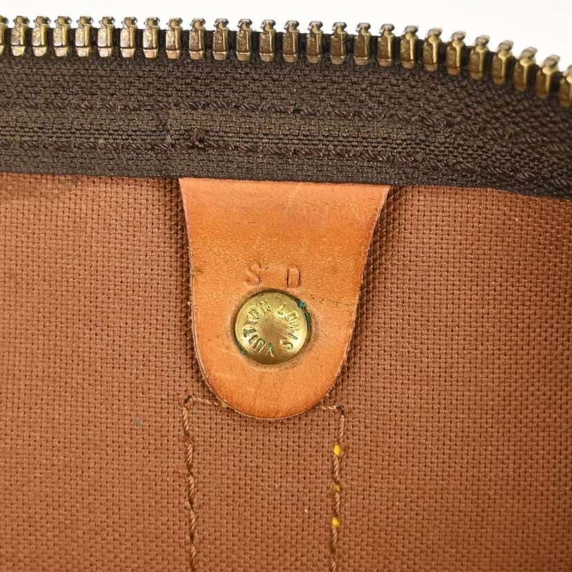 Louis Vuitton Keepall Bag Brown Canvas Fair condition - Box View