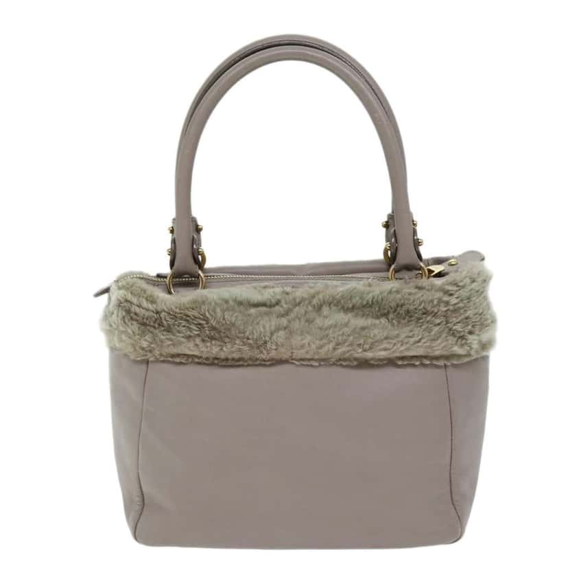 Salvatore Ferragamo Vala Pink Leather Good condition - Back View