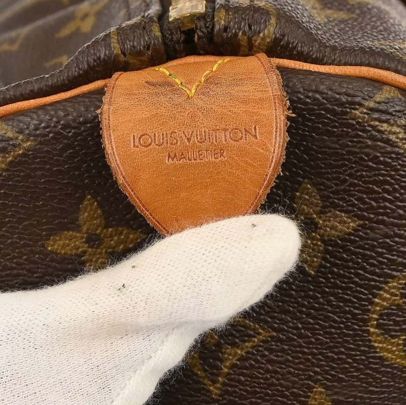 Louis Vuitton Keepall Bag Brown Canvas Good condition - Model View