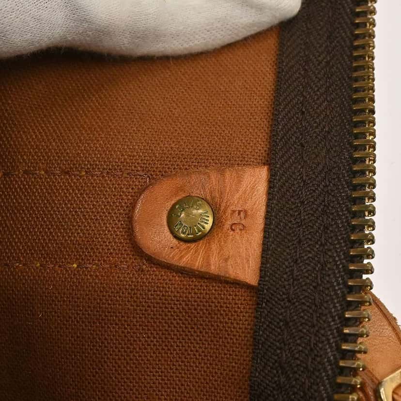 Louis Vuitton Keepall Bag Brown Canvas Good condition - Box View