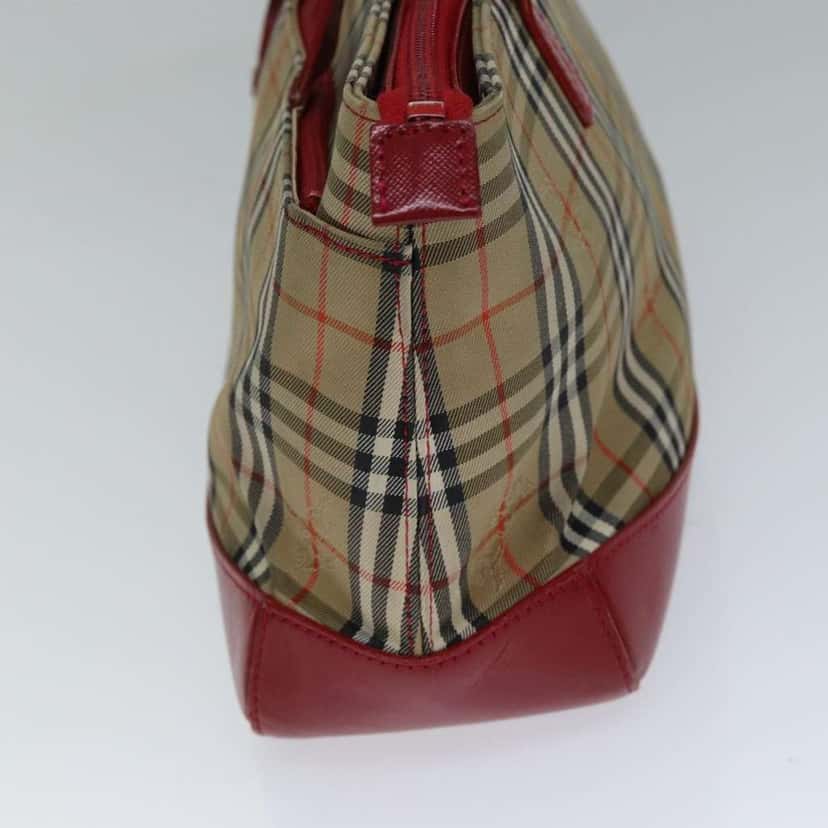 Burberry Nova Check Handbag Beige Canvas Good condition - Inside View