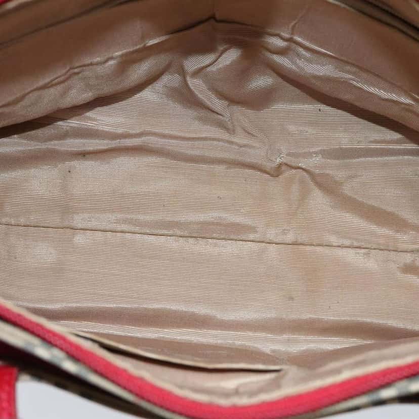 Burberry Nova Check Handbag Beige Canvas Good condition - Box View