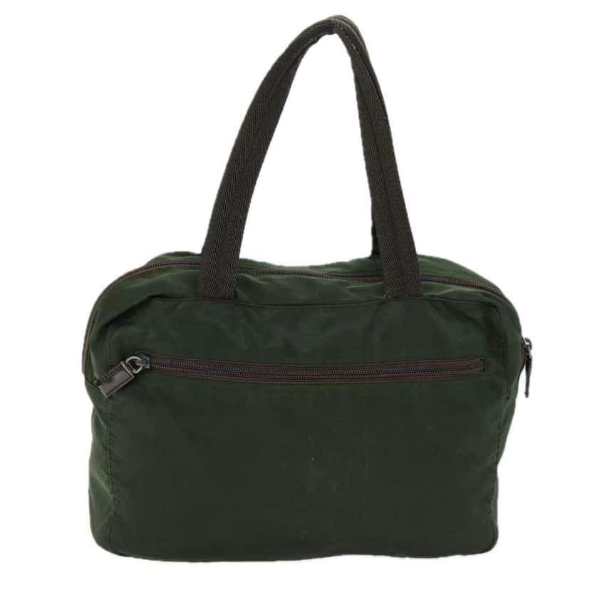 Prada Bowling Shoulder Bag Khaki Fair condition - Back View