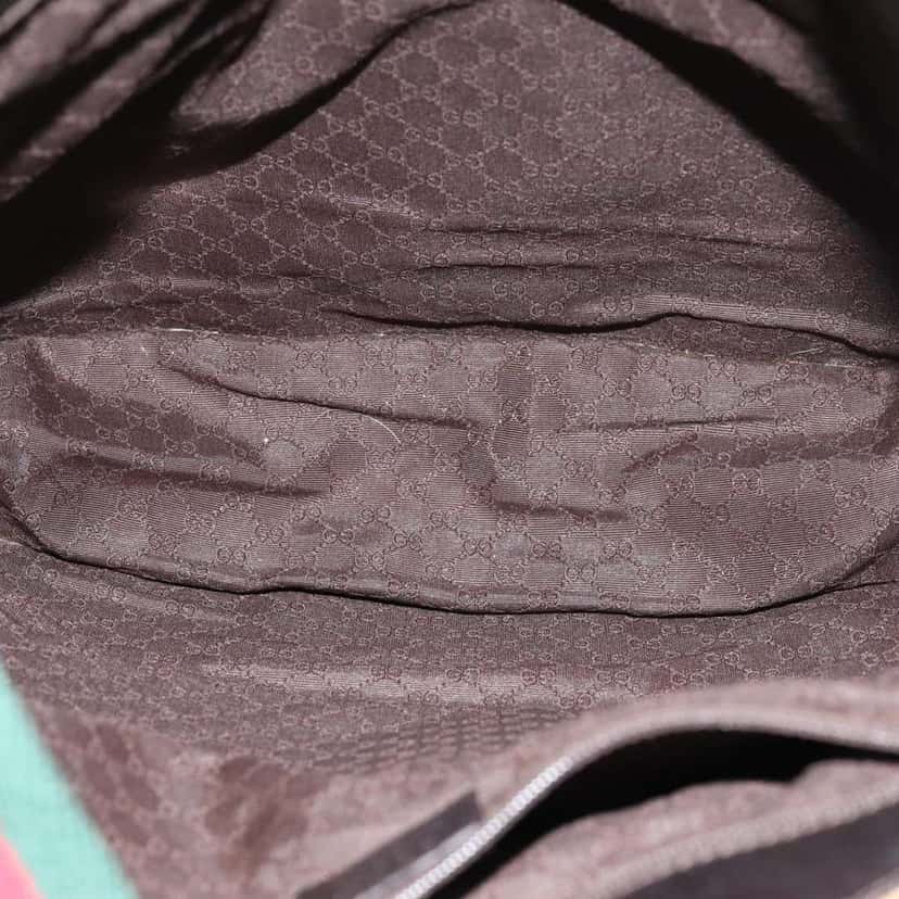 Gucci Vintage Shoulder Bag Beige Canvas Good condition - Box View