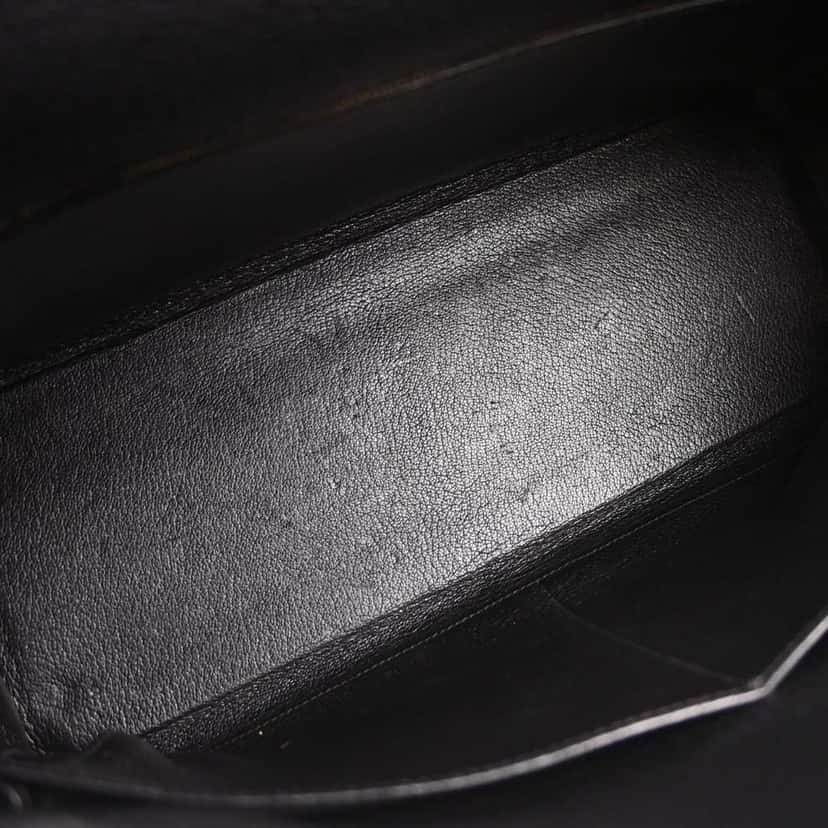 Hermès Kelly Handbag Black Leather Good condition - Inside View