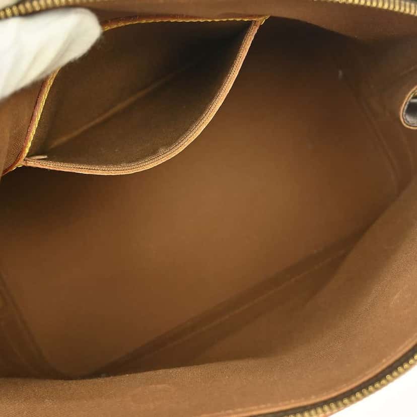 Louis Vuitton Alma Handbag Brown Canvas Good condition - Inside View