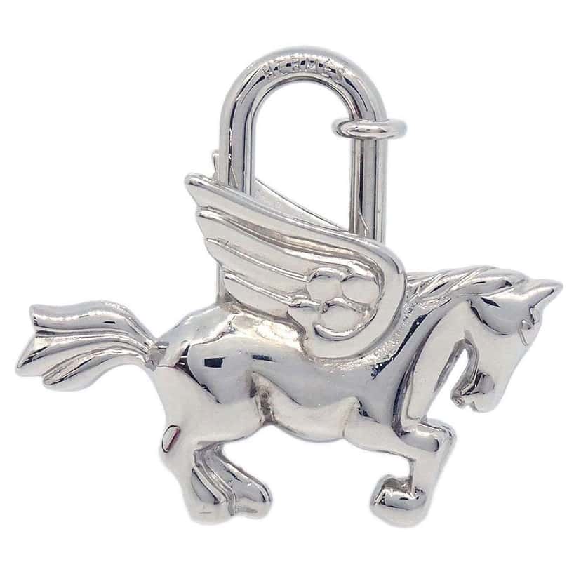 Hermès Cadena Silver Good condition - Front View