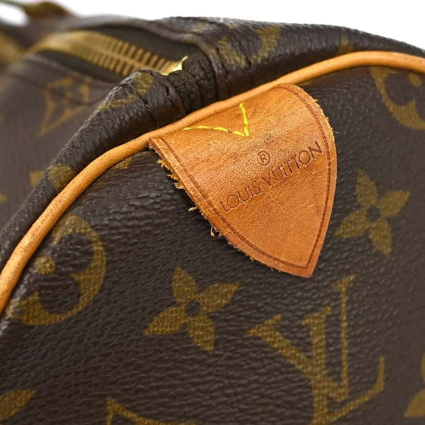 Louis Vuitton Keepall Bag Brown Canvas Good condition - Model View