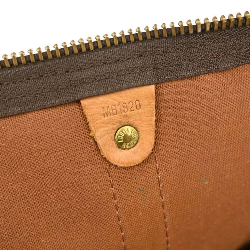 Louis Vuitton Keepall Bag Brown Canvas Good condition - Box View