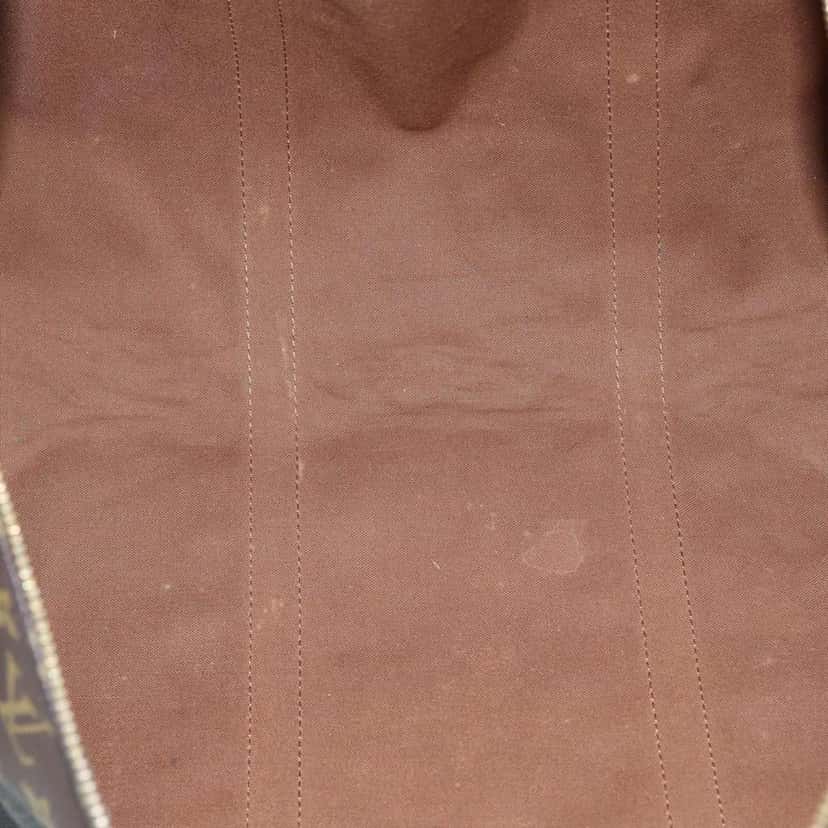 Louis Vuitton Keepall Bag Brown Canvas Fair condition - Box View
