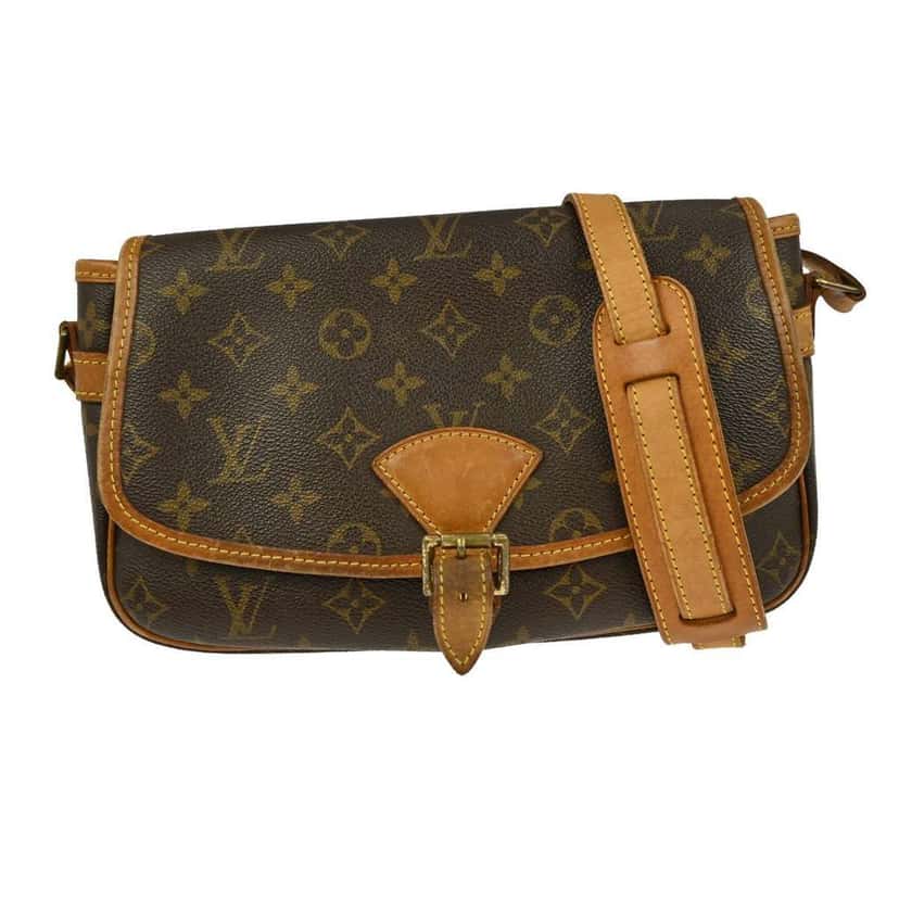 Louis Vuitton Sologne Handbag Brown Canvas Fair condition - Front View