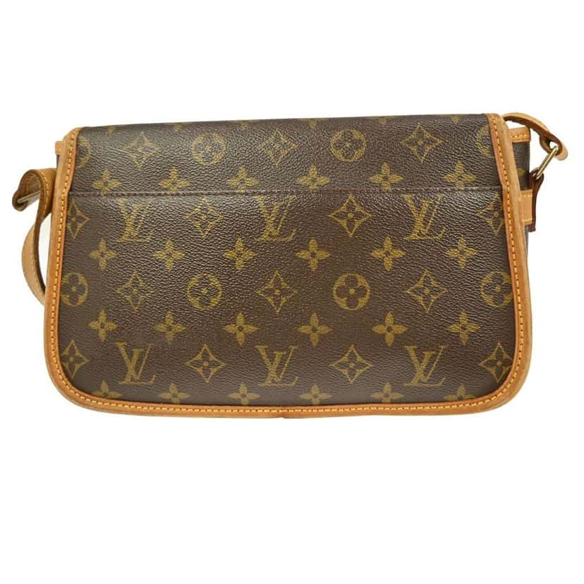 Louis Vuitton Sologne Handbag Brown Canvas Fair condition - Back View
