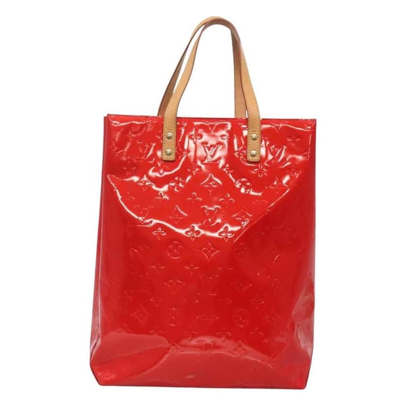 Louis Vuitton Reade Handbag Red Good condition - Front View