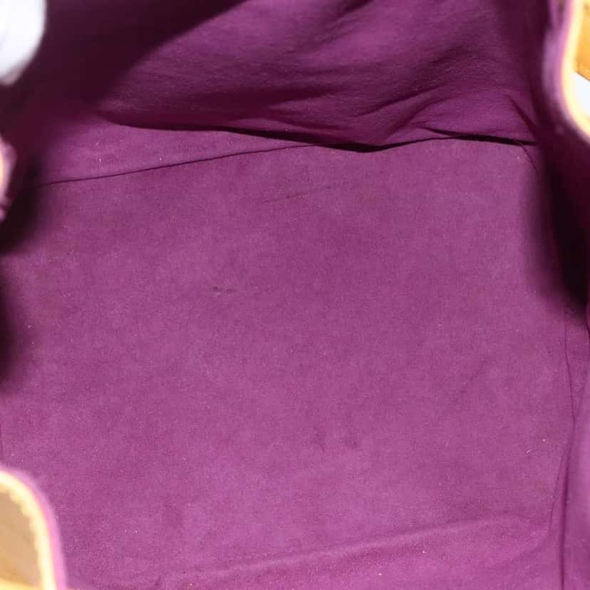 Louis Vuitton Noe Handbag Yellow Leather Fair condition - Box View