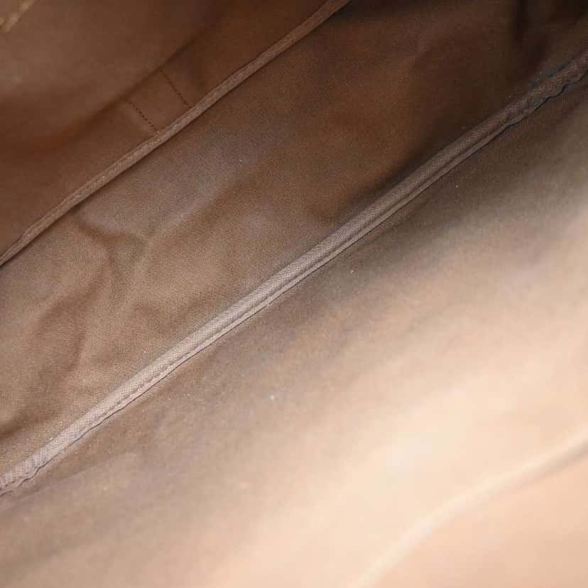 Louis Vuitton Saumur Handbag Brown Leather Fair condition - Box View