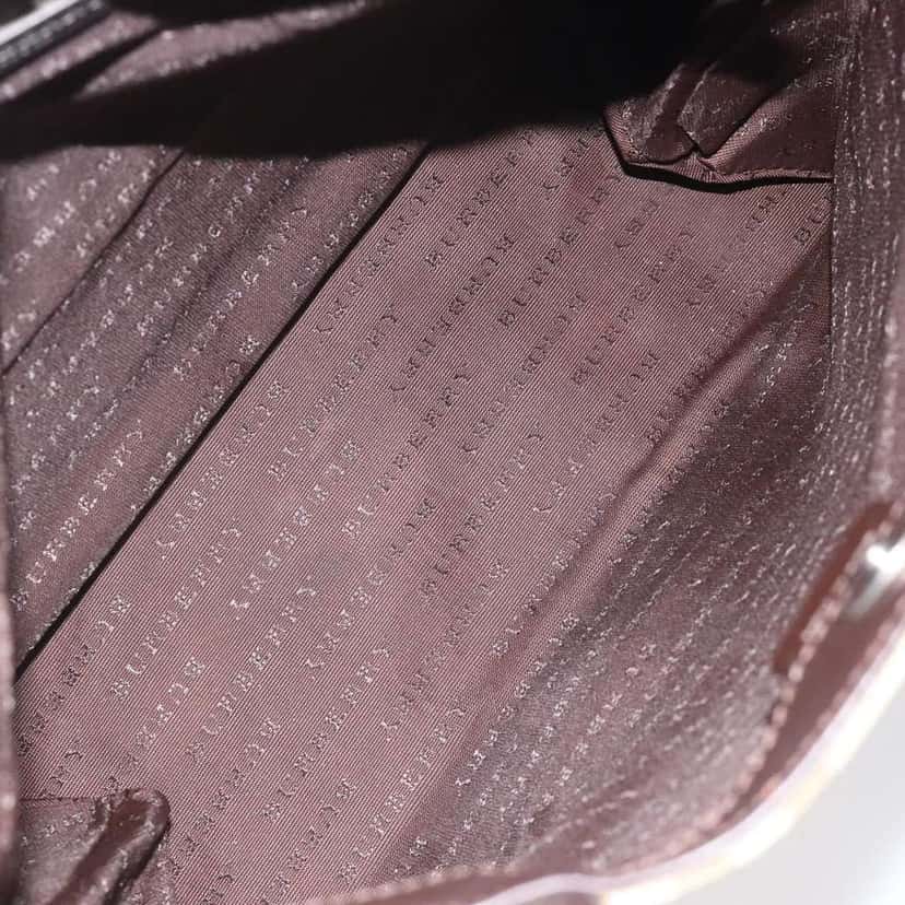 Burberry Nova Check Handbag Beige Canvas Fair condition - Box View