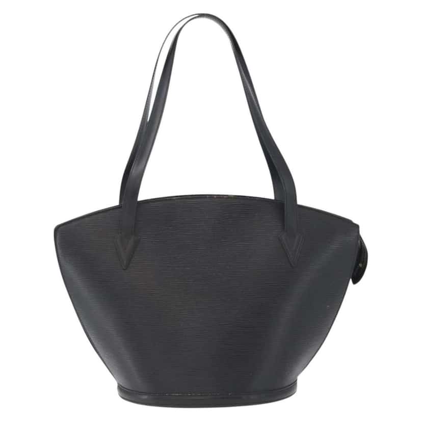 Louis Vuitton Saint Jacques Handbag Black Leather Fair condition - Front View