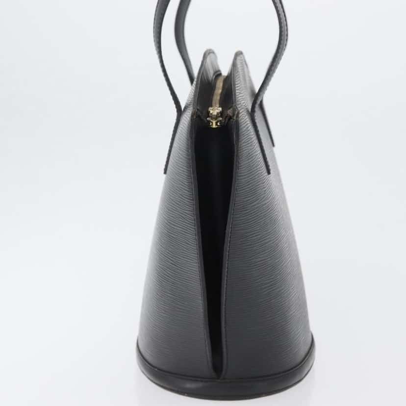 Louis Vuitton Saint Jacques Handbag Black Leather Fair condition - Model View