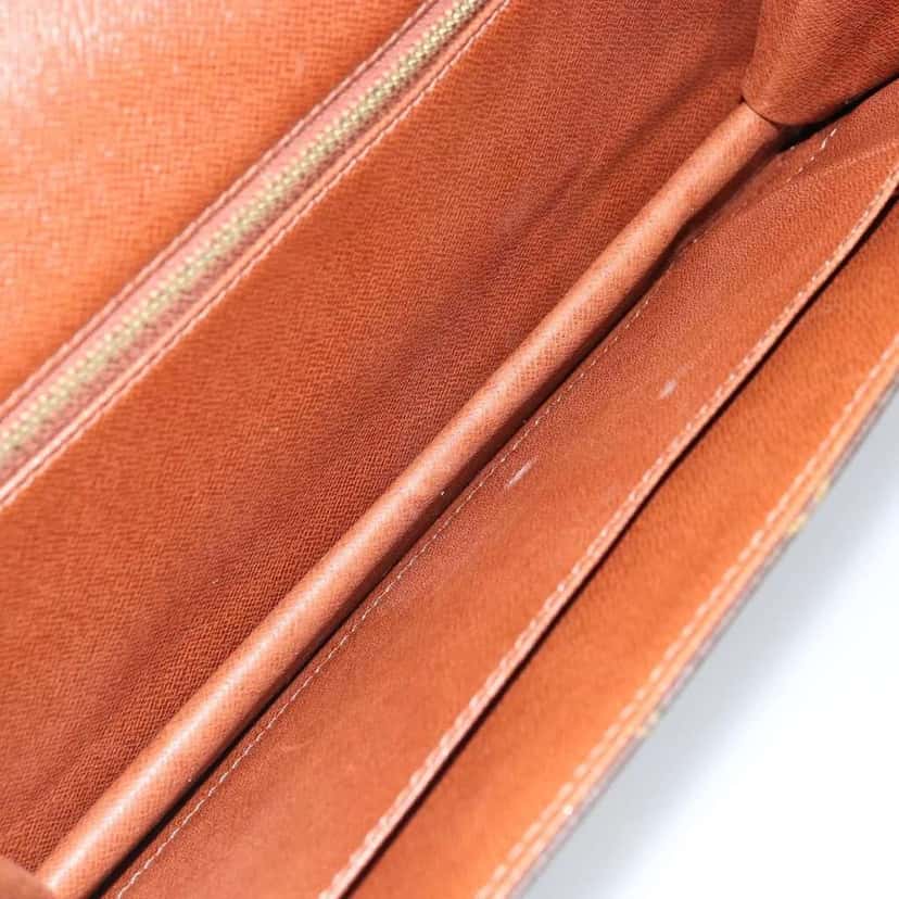 Louis Vuitton Dame Pochette Brown Canvas Fair condition - Box View