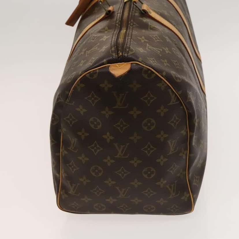 Louis Vuitton Keepall Bag Brown Canvas Fair condition - Inside View