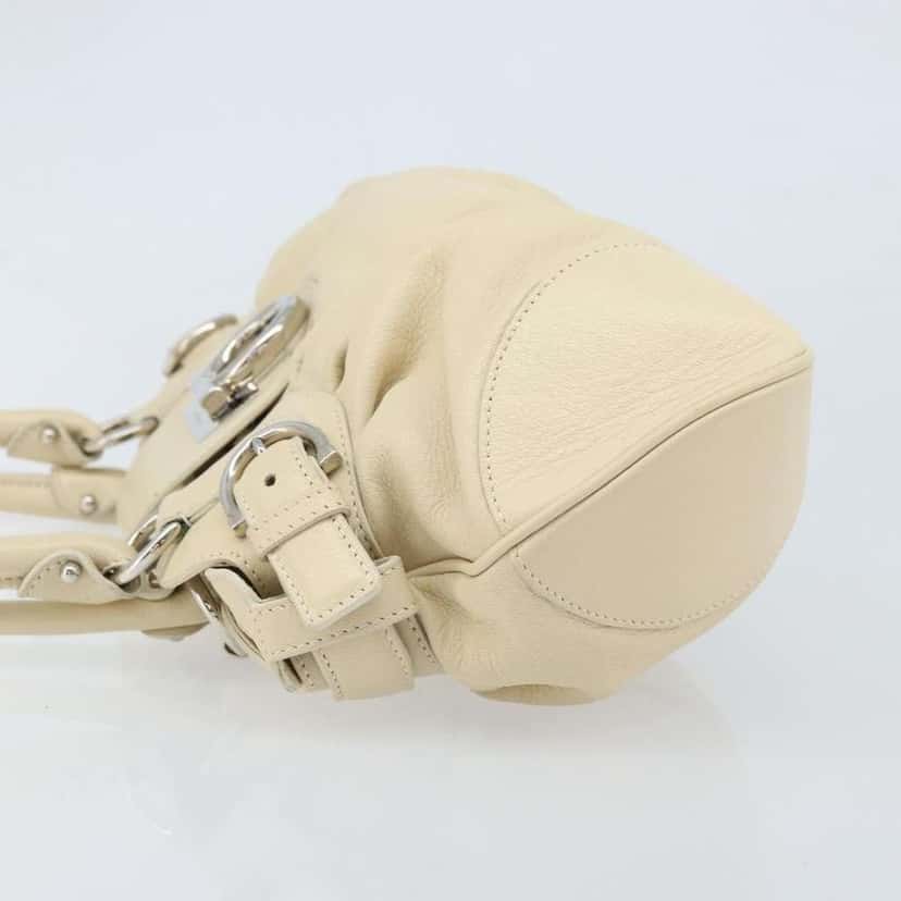 Salvatore Ferragamo Marisa Crossbody White Leather Good condition - Model View